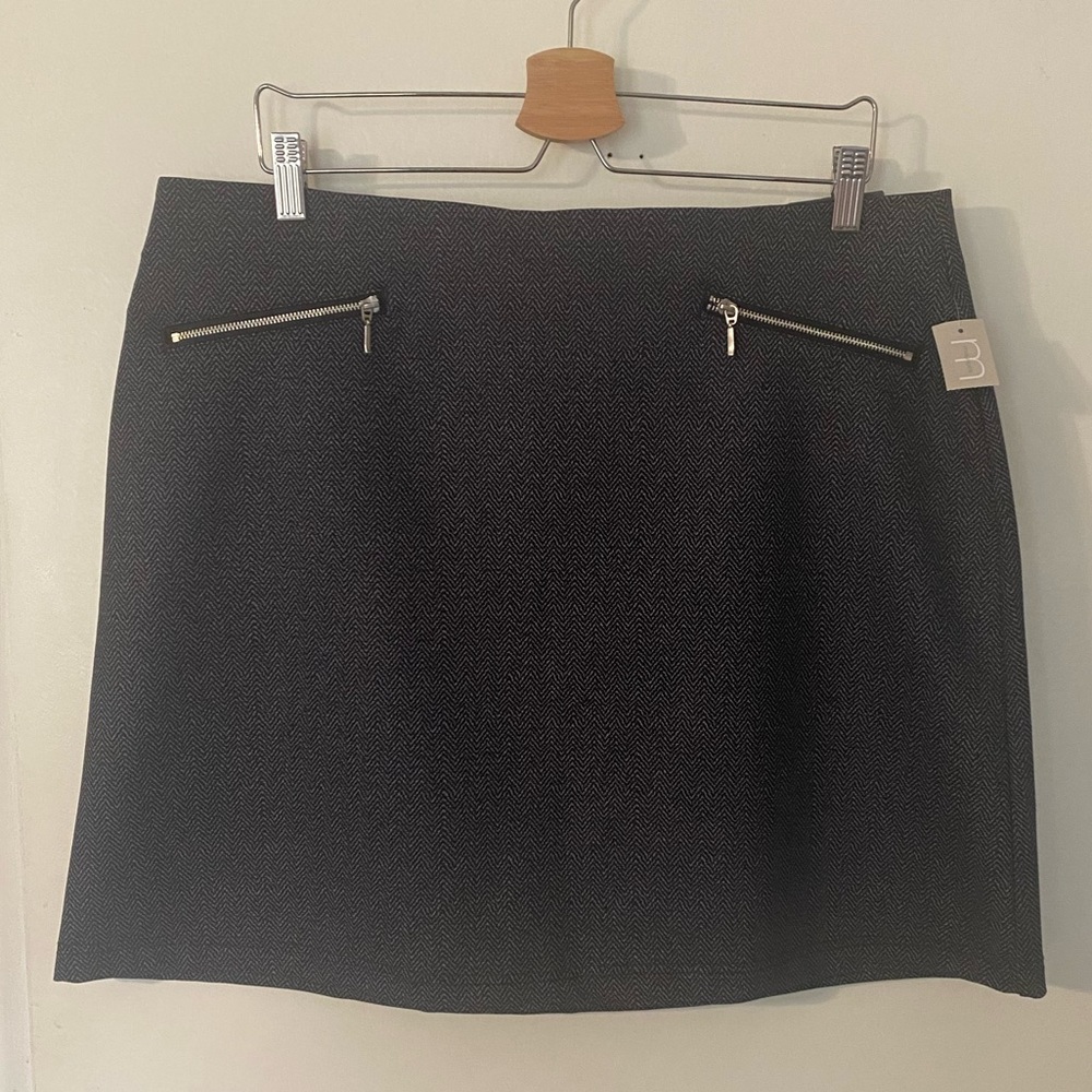 Maurices Herringbone Mini Skirt